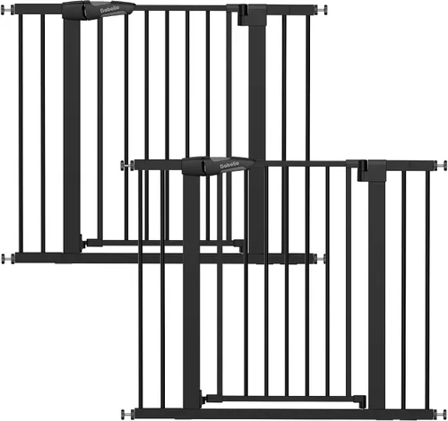Vista 19 de Babelio - Puerta de seguridad para puertas y escaleras, de 26-40 pulgadas, con cierre automático, puerta de presión C5, fácil de instalar, sin