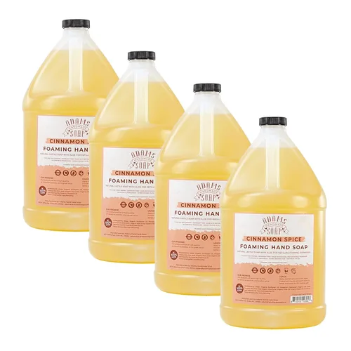 Vista 8 de Adams Jabón Hecho a Mano Jabón Líquido Espumoso 1 Gal - Especias de Canela