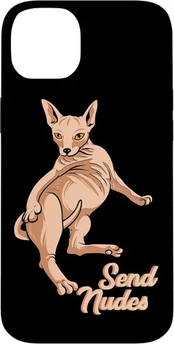 Vista 14 de Send Nudes - Nude Cat - Hairless Sphynx Cat Case for iPhone 17