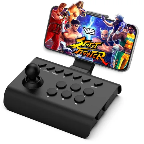 Vista 9 de arVin Arcade Fight Stick Joystick Game Controller for iPhone iOS Android PC Fighting Stick for Nintendo Switch/PS3/PS4 Arcade Rocker Gamepad with