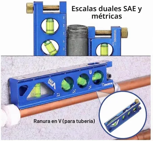 Vista 4 de WORKPRO Nivel de torpedo magnético de 6-1/2 pulgadas