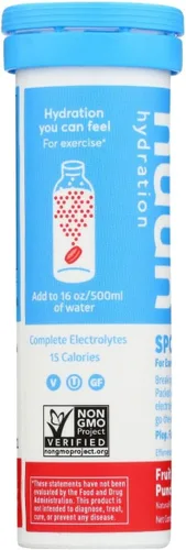 Vista 3 de Nuun Hydration Drink Tab - Active - Fruit Punch - 10 Tabletas - Caja de 6