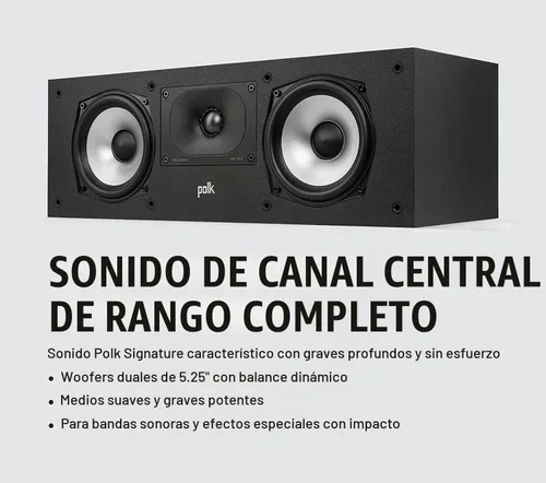 Vista 4 de Paquete de sistema de cine en casa Polk Dolby Atmos con Denon AVR-S570BT