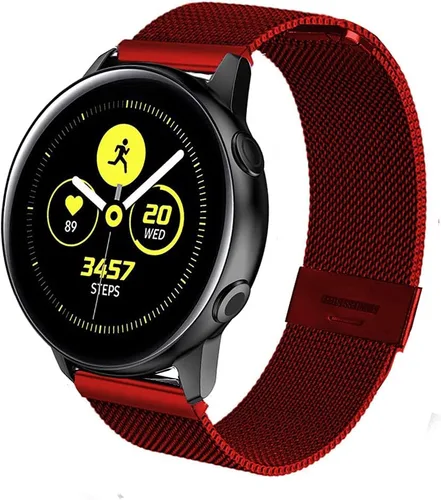 Vista 10 de Correa compatible con Galaxy Watch 4/4 Classic / 5/5 Pro / 6/6 classic / 3 1.614 in / Galaxy Watch 1.654 in / Active 2, correa de repuesto de malla