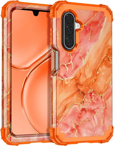 Vista 84 de Casetego Funda para Galaxy A16 5G, Tres Capas de Alta Resistencia Robusta a Prueba de Golpes, Protección Completa Rugosa de PC Duro + Parachoques