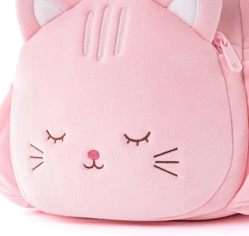 Vista 32 de Lazada Mochila para niños pequeños, juguetes de animales de peluche, mochila pequeña, color gris, 9.5 pulgadas