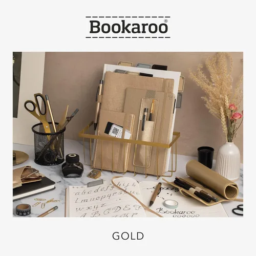 Vista 4 de IF Bookaroo Cuaderno Tidy - Oro
