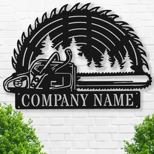 Vista 38 de Letrero de metal personalizado con nombre de camión, semirremolque, arte de pared para valla de garaje, patio, decoración al aire libre, letrero