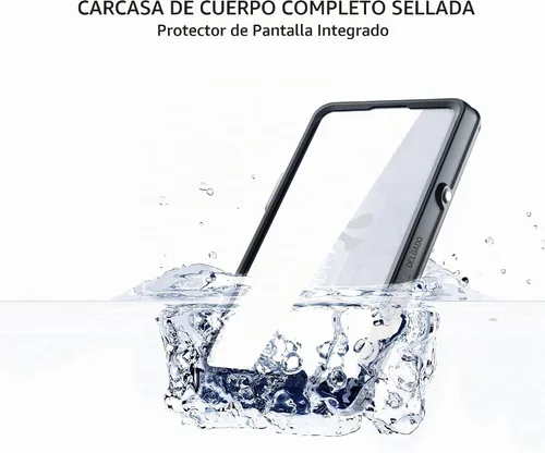 Vista 3 de Ghostek NAUTICAL funda delgada para iPhone 14 Plus a prueba de golpes impermeable con protector de pantalla y imán MagSafe con carga inalámbrica