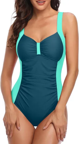 Vista 18 de Tempt Me Trajes de baño de una pieza con control de abdomen Negro