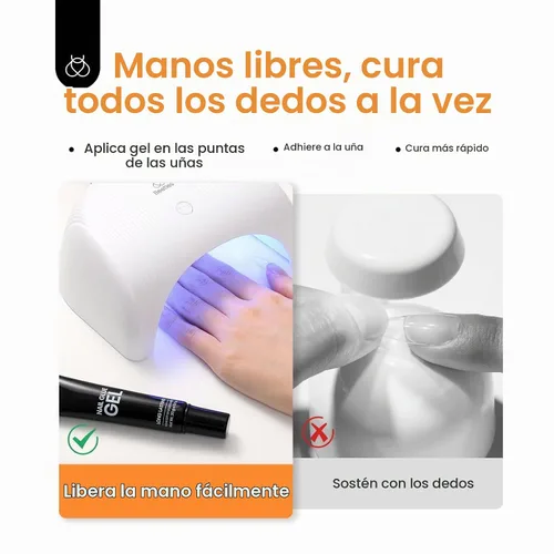 Vista 3 de Beetles Solid Nail Glue Gel Hands-Free 20g, for Gel Nail Tips Fake Nails
