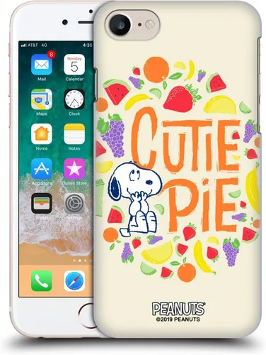 Vista 46 de Head Case Designs Funda rígida con licencia oficial de Peanuts Charlie y Snoopy Naturally Sweet compatible con Apple iPhone 7/8/SE 2020 y 2022