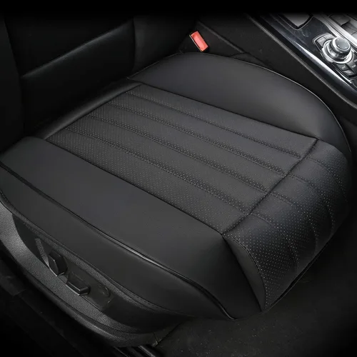 Vista 11 de Funda de asiento delantero de automóvil de piel sintética de lujo, para la mayoría de sedanes y SUV, asiento individual sin respaldo, 1 unidad