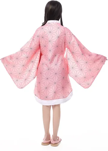 Vista 4 de Baycon Kamado Nezuko - Bata kimono para adultos