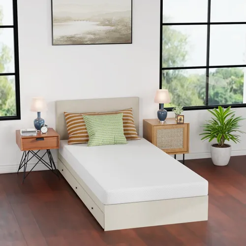 Vista 48 de Colchón de tamaño individual de 5 pulgadas de espuma viscoelástica de gel, colchón de firmeza media para dormir fresco y para alivio de la presión