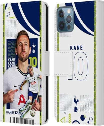 Vista 25 de Head Case Designs Officially Licensed Tottenham Hotspur F.C. Cristian Romero 2022/23 First Team Leather Wallet Case Compatible with Apple iPhone 11