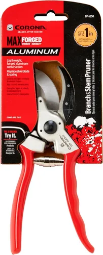 Vista 8 de Corona Tools BP 6250 MAXFORGED Podadora de derivación de aluminio, capacidad de corte de 1 pulgada, tijeras de podar manuales profesionales con hoja