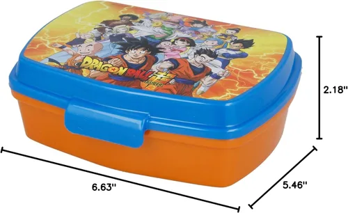 Vista 4 de Stor 8412497207749 Funny Sandwich Box Dragon Ball Rectangular SANDWICHERA, Plástico 0, Multicolor