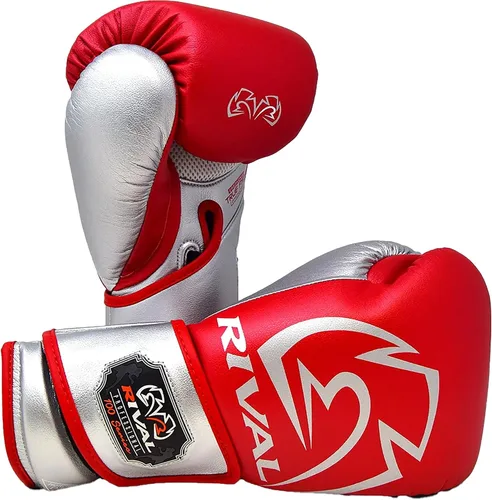 Vista 5 de Guantes de boxeo RIVAL RB100 profesionales para bolsa, 6mm de acolchado D30, microfibra artesanal, sistema innovador Wrist Lock 3