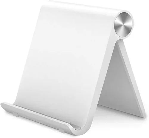 Vista 10 de Mayten Soporte plegable para teléfono celular para iPhone, soporte ajustable para teléfono con amplia compatibilidad, base de escritorio portátil