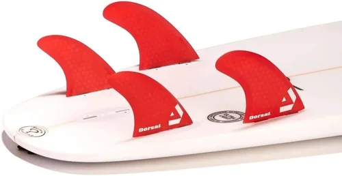 Vista 13 de DORSAL Surfboard Fins Quad 4 Set FCS Compatible with Honeycomb Hexcore