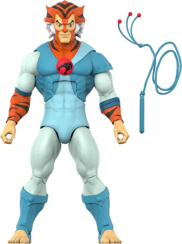 Vista 2 de Super7 Deluxe Thundercats Tygra - Figura de acción de Thundercats de 7" con accesorio, coleccionables de dibujos animados clásicos y juguetes retro