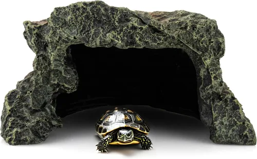 Vista 6 de Accesorios para tanques de tortuga de resina: crea un escondite y hábitat ideales para reptiles