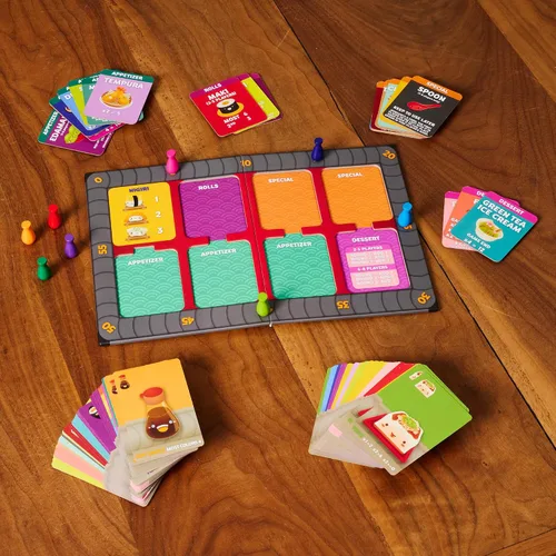 Vista 7 de Sushi Go Party! - El juego de cartas deluxe de seleccionar y pasar de Gamewright, multicolor