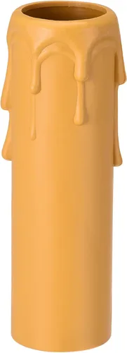 Vista 7 de uxcell Fundas de plástico para candelabros E14, 0.984 x 3.937 in, color blanco, paquete de 9