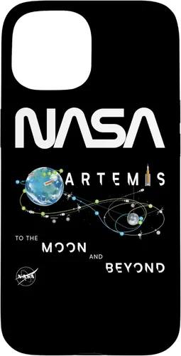 Vista 6 de NASA Artemis Mission Exploration Insignia Worm Logo Case for iPhone 17