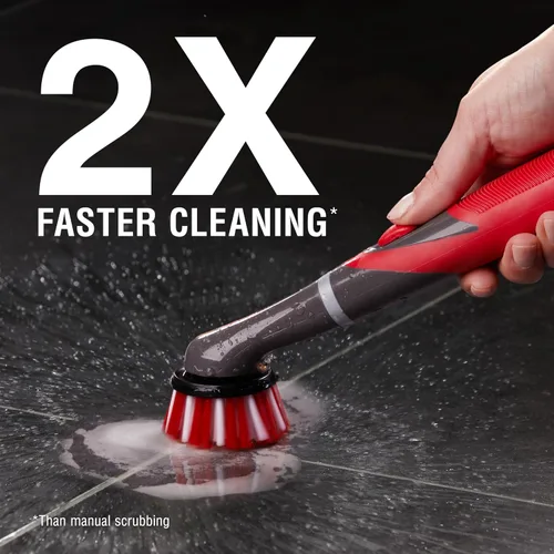Vista 3 de Rubbermaid Reveal Power Scrubber - Juego de 18 piezas, cepillo eléctrico inalámbrico a batería, resistente al agua, para el hogar, cocina, baño