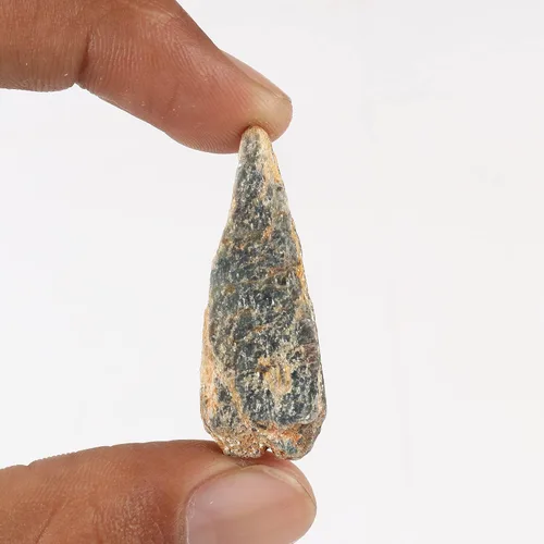 Vista 46 de GEMHUB Lápiz de cianita áspero pequeño con cristal curativo de cianita azul áspero suelto, tamaño pequeño, 9.7