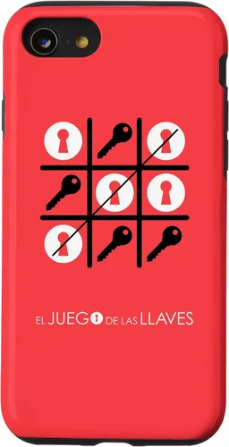 Vista 13 de Funda para iPhone 14 El Juego de las Llaves - Rojo