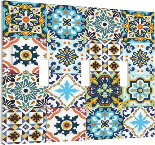 Vista 108 de Cubiertas Decorativas para Placas de Interruptor Diente de León Azul Rústico Citas Inspiradoras Casa de Campo Tablón de Madera Gris 1 Gang Cubierta