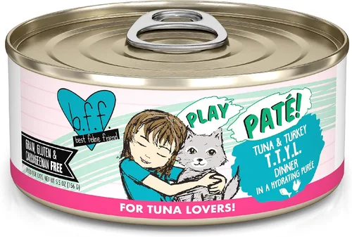 Vista 19 de Weruva B.F.F. Play - Best Feline Friend Paté Lovers, Aw Yeah!, T.T.Y.L. de atún y pavo con atún y pavo, lata de 2.8 onzas (paquete de 12)