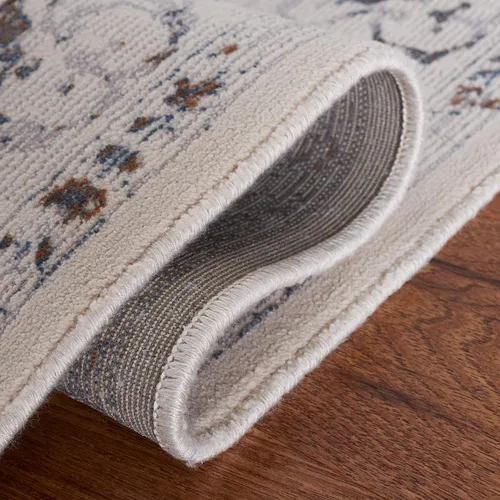 Vista 5 de SAFAVIEH Noble Collection - Alfombra de área de 5 pies 1 pulgada x 7 pies 6 pulgadas, multicolor y beige, diseño de viscosa envejecida, ideal