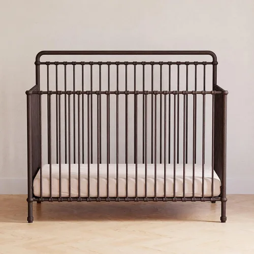 Vista 11 de NAMESAKE Winston - Cuna convertible de metal 4 en 1 en oro vintage, certificado Greenguard Gold