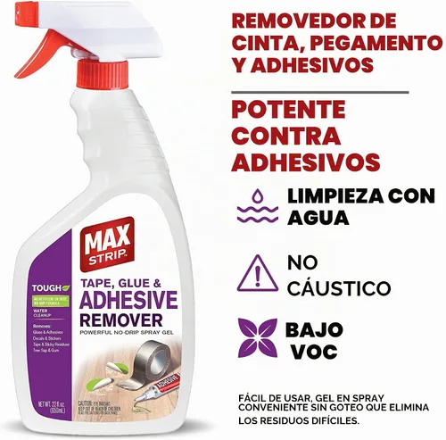 Vista 5 de Max Strip Removedor de cinta, pegamento y adhesivo 22 oz