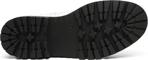 Vista 2 de Dream Pairs Botas de combate negras, con cordones, botines para mujer
