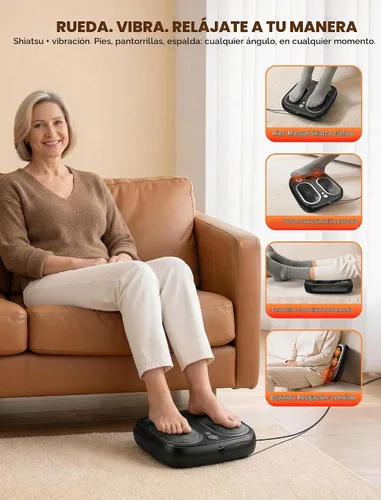 Vista 8 de Masajeador de pies con vibración para fascitis plantar y neuropatía