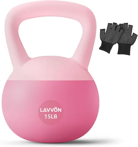 Vista 18 de Soft Kettlebell - Cushioned Impact-Resistant Base and Anti-Slip, Kettle bell Anti-Slip Grip Weight for Home Workouts, Safe Strength Training
