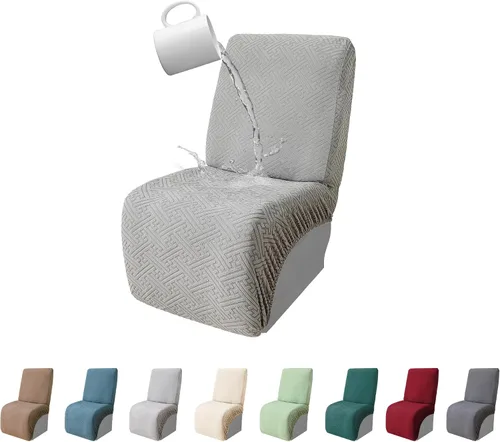 Vista 70 de Fundas de sofá reclinable seccional 100% impermeables para sofá reclinable en forma de L, funda de sofá modular de esquina en forma de L, fundas