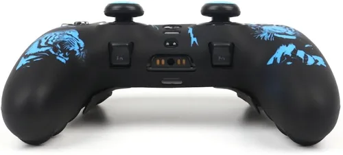 Vista 6 de RALAN Tiger - Fundas de silicona para controlador con 2 agarres para el pulgar, compatibles con PS5 Dualsense Edge Controller Play Station 5 Tigre