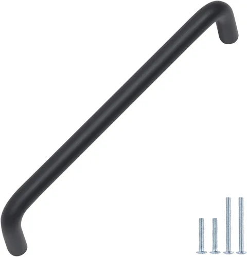 Vista 8 de Paquete de 1 unidad de níquel cepillado con agujero central de 3.75 pulgadas Manijas de metal sólido para gabinetes de baño y decoración del hogar