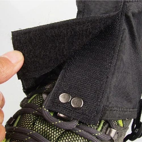 Vista 3 de Polainas impermeables para las piernas, polainas para botas de nieve, leggings de seguridad de protección de serpientes para senderismo, campamento