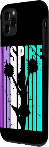Vista 2 de Funda motivacional para iPhone 11 Pro Max para niñas, color morado