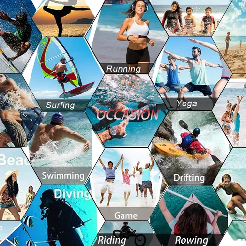 Vista 6 de Zapatos de agua para hombre y mujer, zapatos descalzos de secado rápido, deportes al aire libre para natación, piscina, playa, surf, caminar, agua