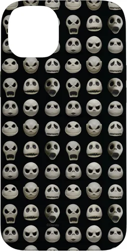 Vista 15 de Funda negra para iPhone 13 Pro Max Disney The Nightmare Before Christmas Jack Expressions