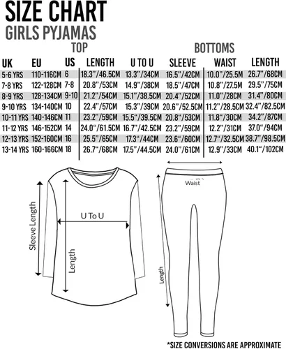 Vista 2 de Harry Potter Pijama Hedwig de manga larga y pantalones de forro polar para niñas, Marfil
