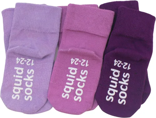 Vista 53 de squid socks Calcetines de viscosa de bambú 0-6M, 6-12M, 12-24M y 2T-3T Calcetines que se mantienen puestos